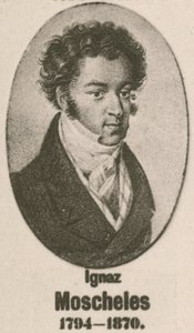 Ignaz Moscheles (gravür) by English School