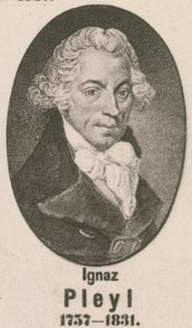 Ignaz Pleyl (gravür) by English School