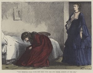 Little Dorrit için illüstrasyon (renkli gravür) by English School
