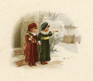 Noel Baba'nın Gelişi için İllüstrasyon by English School