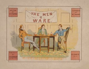 The Men of Ware için illüstrasyon, c.1880 (renkli taş baskı) by English School