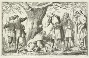 John Bunyan tarafından Pilgrims Progress için İllüstrasyon by English School