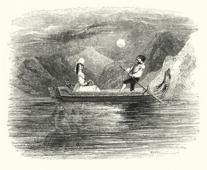 Bale, Ondine veya Naiad (gravür) için illüstrasyon by English School