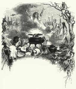 Bale için illüstrasyon, La Sylphide (gravür) by English School