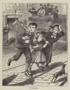 Tehlikede (gravür) by English School