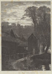 Karanlıkta (gravür) by English School