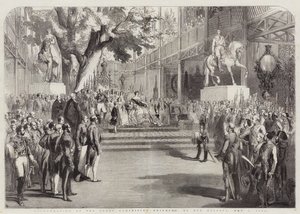 Majesteleri tarafından Büyük Sergi Binasının Açılışı by English School