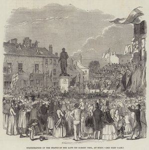 Merhum Sir Robert Peel Heykelinin Bury
