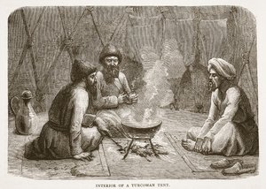 Bir Türkmen Çadırının İçi, Cassells Illustrated History of England