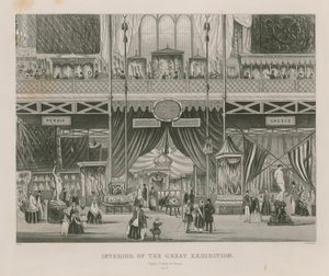 Büyük Serginin İç Mekanı, 1851, Mısır, Türkiye ve Yunanistan by English School