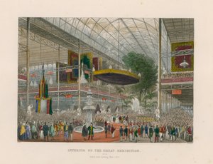 Büyük Serginin İçi, Grant State Açılışı, 1 Mayıs 1851 by English School
