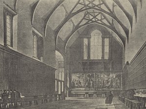 Salonun İçi, 1816 (gravür) by English School