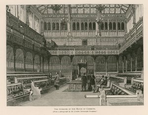 Avam Kamarası İçişleri, Westminster, Londra by English School