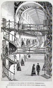 Gözaltı Evinin İçi, Clerkenwell, Henry Mayhew (1812-87) ve John Binn