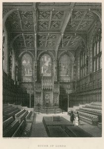 Lordlar Kamarası İçişleri, Westminster, Londra by English School