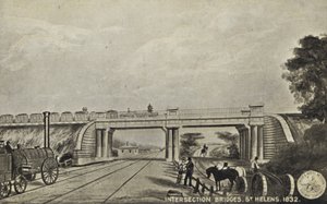 Kavşak Köprüleri, St Helens, 1832 by English School