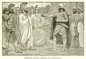 Agesilaus ve Pharnabazus arasındaki röportaj by English School