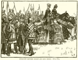 Becket ve Kral Henry arasındaki röportaj by English School