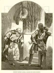 Kardinal Alberoni ve Albay Stanhope arasındaki röportaj by English School