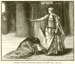 İmparatoriçe Matilda ve Kraliçe Maud arasındaki röportaj by English School
