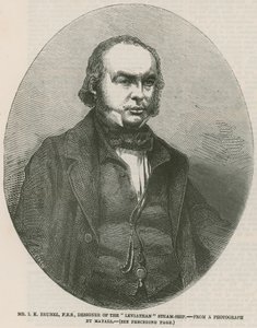 Isambard Kingdom Brunel, Leviathan buharlı gemisinin tasarımcısı by English School