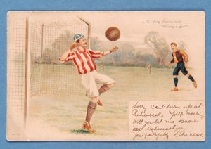 J.E. Doig (Sunderland) Gol Kaydetmek, by English School