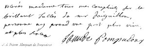 J A Poisson, Markiz de Pompadour by English School