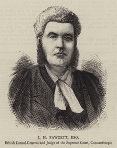 JH Fawcett, Esquire (gravür) by English School