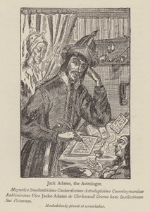 Astrolog Jack Adams (gravür) by English School