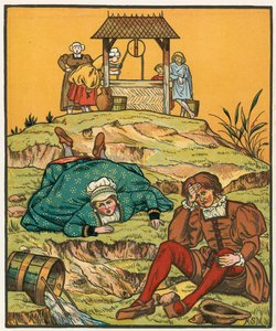 Jack ve Jill tepeden iniyor by English School