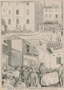 Karındeşen Jack: Aldgate ve Whitechapel cinayetlerinden sahneler by English School