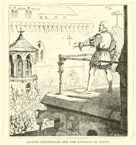 Jacques dArtevelde ve Gent halkı by English School