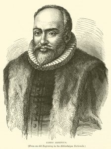 James Arminius (gravür) by English School