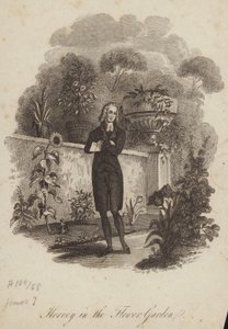 James Hervey çiçek bahçesinde by English School