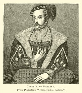 James V İskoçya by English School