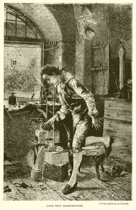 James Watt Deneyi by English School