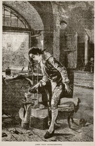 James Watt deneyi by English School