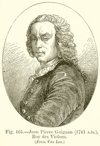 Jean Pierre Guignon, Roy des Kemanlar 1741 by English School