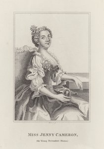 Jenny Cameron, Flora Macdonald (gravür) by English School