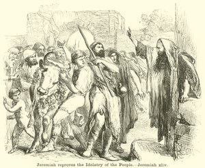 Yeremya Halkın Putperestliğini azarlıyor, Jeremiah, xliv by English School