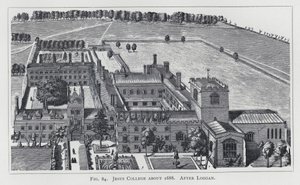 İsa Koleji yaklaşık 1688, Loggan