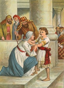 Tapınaktaki İsa by English School