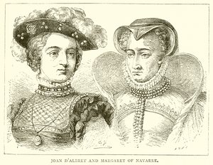 Joan DAlbret ve Navarre'lı Margaret by English School