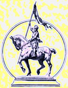 Joan of Arc, İngiltere Tarihi için H. O. Arnold-Forster tarafından yapılan çizim, 1897