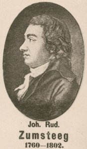 Johann Rudolf Zumsteeg (gravür) by English School