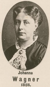 Johanna Wagner (gravür) by English School