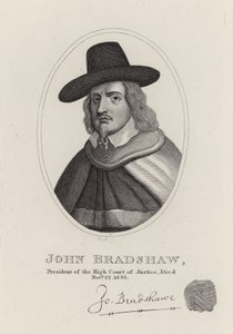 John Bradshaw (gravür) by English School