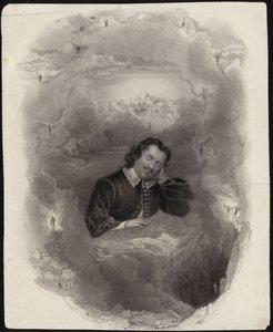 John Bunyan, rüya görüyor by English School