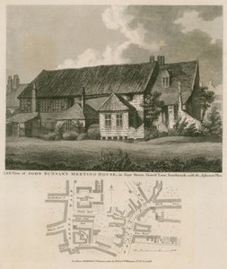 John Bunyans toplantı evi, Zoar Caddesi, Gravel Lane, Southwark by English School