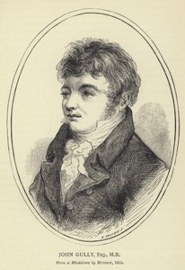 John Gully, Esquire, MR, Bir Minyatürden Hudson, 1815 by English School